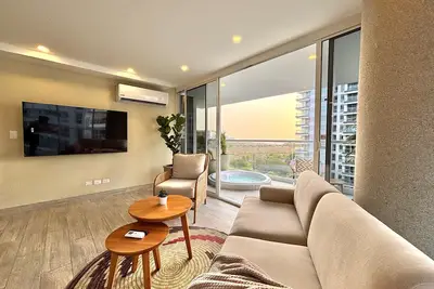 Image de Charming 2-bedroom apartment with Ac, WiFi in vibrant Cartagena