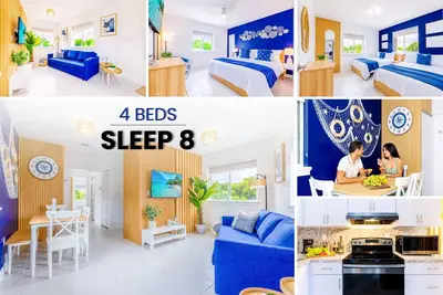 Image de 2-bedroom apartment in Miami - Top Location - 8ppl- Parking - Laundry