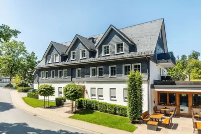 Image de Appartement 'Mit Terrasse' avec terrasse privée, jardin partagé et Wi-Fi