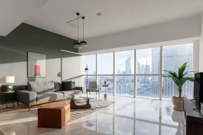 Image de Blueground | Trade Centre 1, pool, nr Dubai Mall