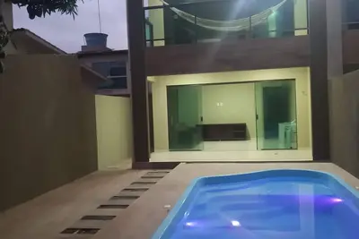 Image de Beautiful and cozy 4 bedroom house with pool in front of the Serrambi natural pools
