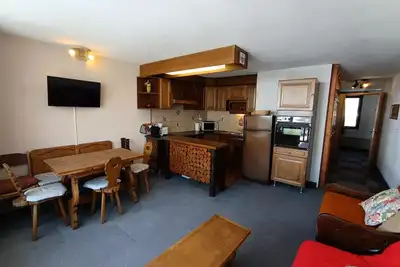 Image de Wohnung vor dem Schnee - Blick auf die Pisten