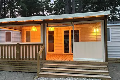 Image de Votre mobilhome avec terrasse couverte et barbecue Vous attend pour cet été