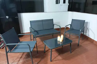 Image de Maison de vacances 'Ramirez' avec vue montagne, terrasse privée et climatisation