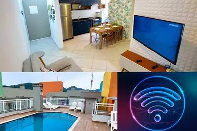 Image de Complete apartment in Ubatuba - Itaguá with air conditioning + Wifi