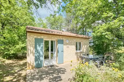 Image de Maison de vacances 'Morille' avec piscine partagée, terrasse privée et jardin privé