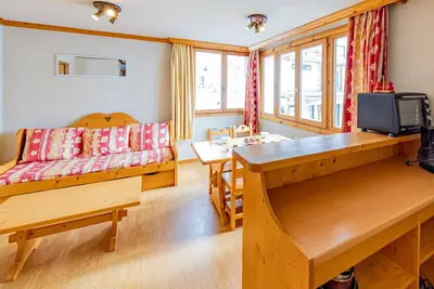 Image de T1 26m², 4 pers, au pied des pistes et commerces
