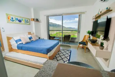 Image de Estudio 1-bedroom apartment in fantastic Santa Marta with Ac, WiFi