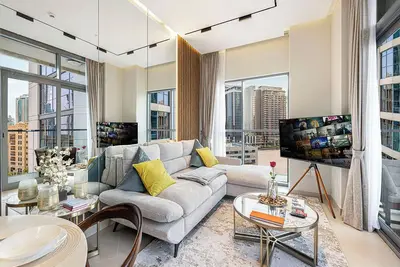 Image de Elegant 1br in Dubai Downtown – Direct Burj Khalifa View, Walk to Dubai Mall