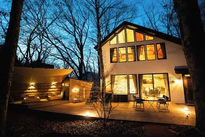 Image de Ranked 10th in Japan for private lodgings with saunas  Maximum 10 people  Large windows and wooden / Minamitsurugun Yamanashi