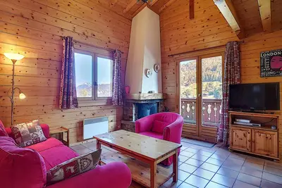 Image de Demi-chalet cosy à La Clusaz pour 6 pers, cheminée, animaux admis, WiFi