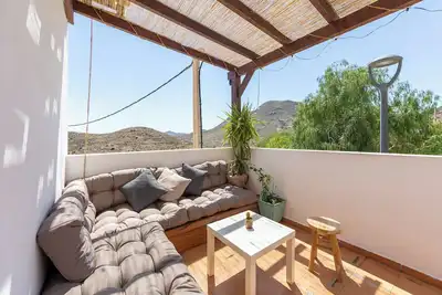 Image de Maison de vacances 'Entre Volcanes Y Sal' avec vue sur les montagnes, Wi-Fi et climatisation