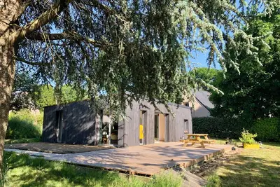 Image de Pour rayonner en Bretagne cet été, maison en bois pour 2 Pax à louer 1 ou 2 mois