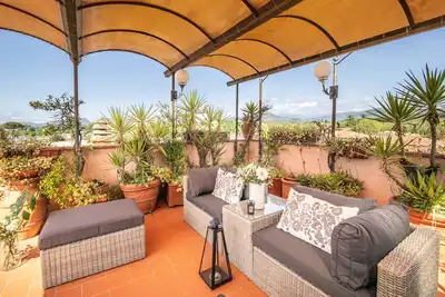 Sunset Rooftop  close Center Town by Abita