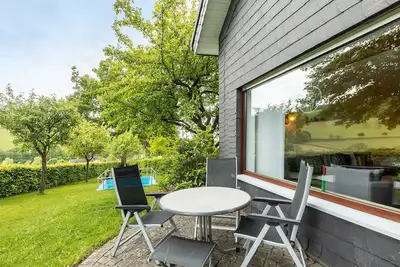 Image de Appartement 'Fuchsbau, 30qm' avec vue sur les montagnes, terrasse privée et Wi-Fi