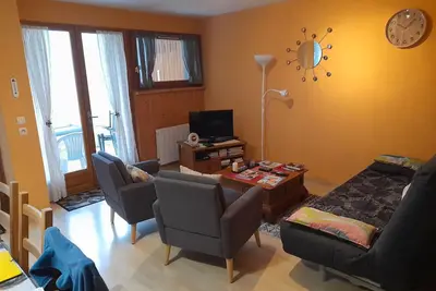 Image de Appartement \"Plein Ciel\" avec vue sur les montagnes, terrasse privée et jardin partagé
