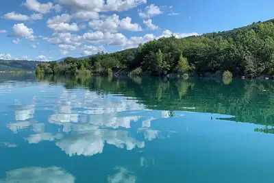Image de Maison au bord du lac de sainte croix