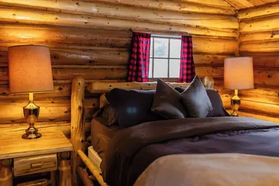 Cozy & Rustic Waterfront Cabin, Perfect for Couples at Mt. Chase Lodge!