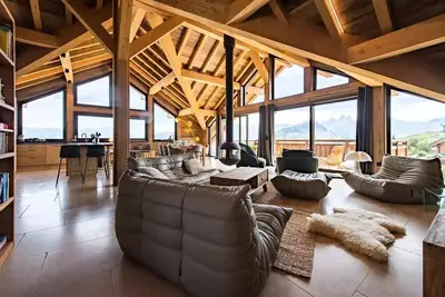 Image de Chalet auf den Pisten mit Sauna und Aiguilles d'Arves Blick