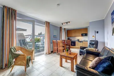 Image de Welcome to the four-star apartment Am Sonnengarten1 in the Ostseebad Heringsdorf.