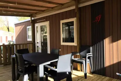Image de Mobilhome Premium 3 Ch - 6 Pers 36m² - Tv + Clim + Lv + Draps (inclus à la semaine) 6 personnes