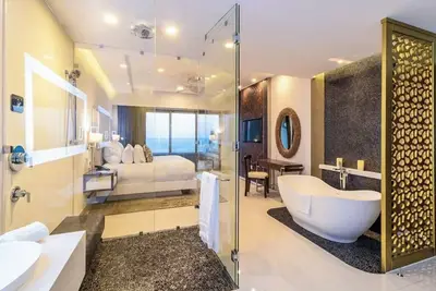 Image de Chic 3-bedroom resort with Ac, fitness room in vibrant Cancún