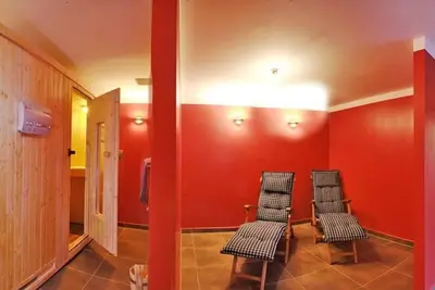 Image de Appartement 'Gobbin Zaunkönig' avec vue sur la mer, terrasse partagée et Wi-Fi