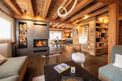 Image de Chalet Wha, pied des pistes, 12 pers, jaccuzi, hammam, gym