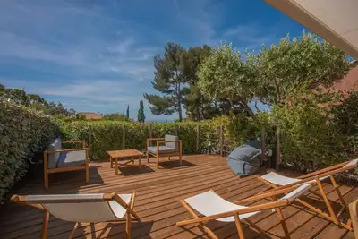 Image de Maison de vacances 'Cap Esterel Vue Mer' avec vue sur mer, Wi-Fi et climatisation
