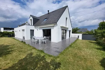 Image de Morbihan:Votre maison design Ă 5 min des plages de Plouharnel. Confort et style!