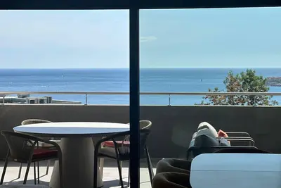 Image de New : T3 climatisé haut de gamme vue mer de 78m²+ terrasse 45m²