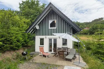 Image de Maison de vacances 'Ferienhaus Alpenzauber' avec vue sur les montagnes, terrasse privée et Wi-Fi