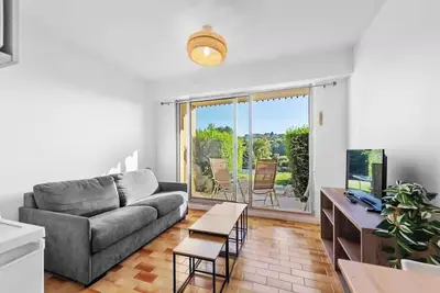 Image de Logement avec terrasse, vue sur le golf d'Houlgate