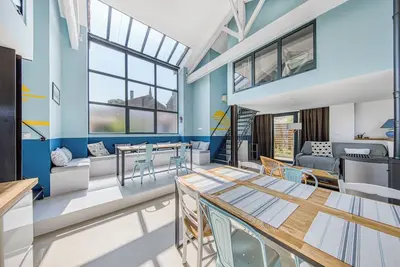 Image de Maison de vacances 'Loft 3 Bis - Vendays-Montalivet' avec terrasse privée, jardin privé et Wi-Fi