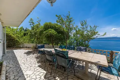 Image de Appartement de deux chambres avec la terrasse et la vue sur le mer Brela, Makarska (A-24541-a)