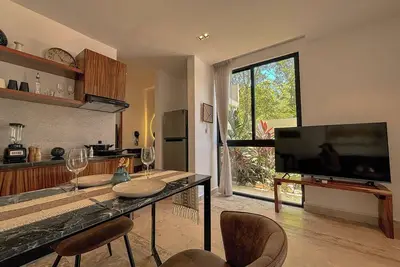 Image de Appartement Chic 1 Chambre + Canapé-lit | Piscine & Bar