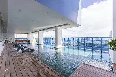 Image de Furnished Studio Condo with WiFi, Gym & Pool—Prime Central Location Cebu It Park