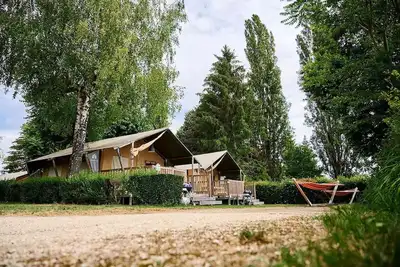 Image de Camping Le Coin Tranquille. Bois Villatent 5 pers.