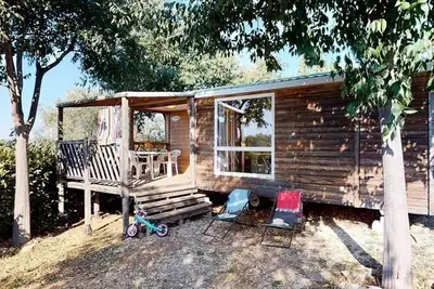 Image de Mobil Home Azur 5 - 26m2 - 2 Schlafzimmer (1 Bett - 12 Jahre alt) 4 bis 5 Personen - 4 Pers. im Preis enthalten