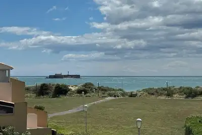 Image de Capao. Appartement avec  jolie vue mer, à 100 mètres de la plage