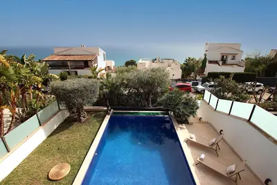 Maison de vacances 'Sky 2' avec vue sur la mer, Wi-Fi et climatisation