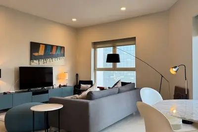 Image de Al Reem Retreat: Stylish 2br with Gym & Parking