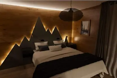 Image de Appartement ambiance chalet avec vidéo-projecteur (Netflix, Prime, Molotov)