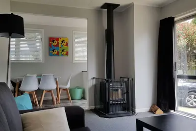Central Rotorua house with garden flat. Huge back yard, trampoline and fireplace