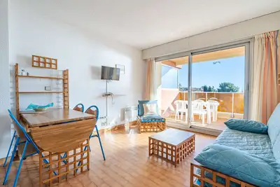 Image de Studio avec vue mer, Wi-Fi, pour 4 personnes Ă Roquebrune-Cap-Martin