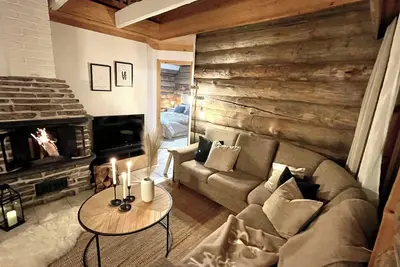 Nilimukka — a cozy log apartment just a short walk from Levi's center.
