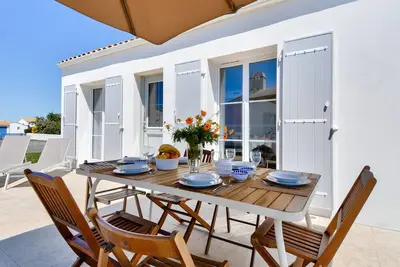 Image de 500 m de la plage - jardin - maison pour 6