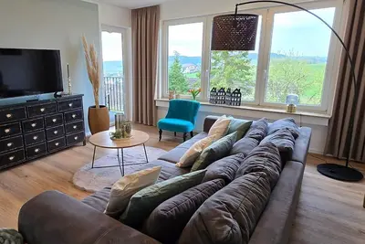 Image de Panorama-Lodge bath/Wc, up to 5 persons - Ringzeit-Lodge