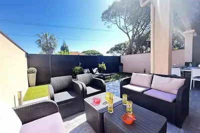 Image de Sainte Maxime Maison 5 pièces 8 couchages avec Piscine et parking