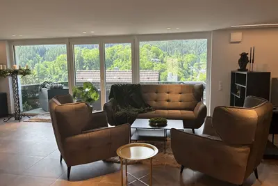Image de Waldklang - Panorama | T-football | Smarthome | Sauna (from fall) | fenced | 10 persons